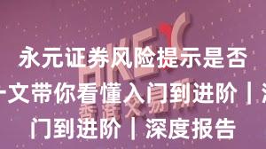 永元证券风险提示是否可靠？一文带你看懂入门到进阶｜深度报告