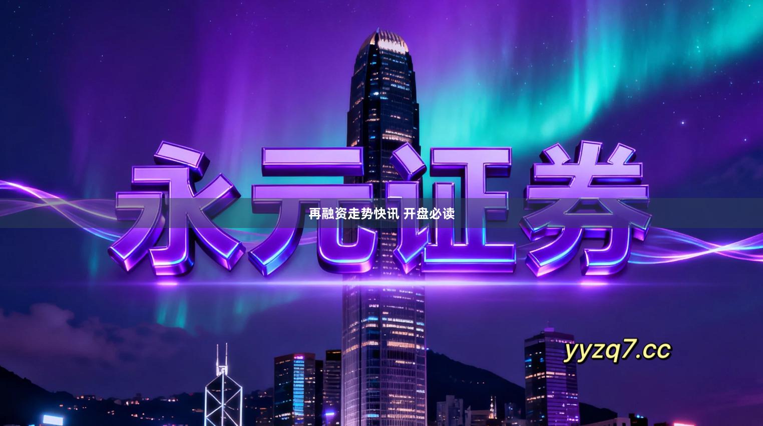 再融资走势快讯 开盘必读